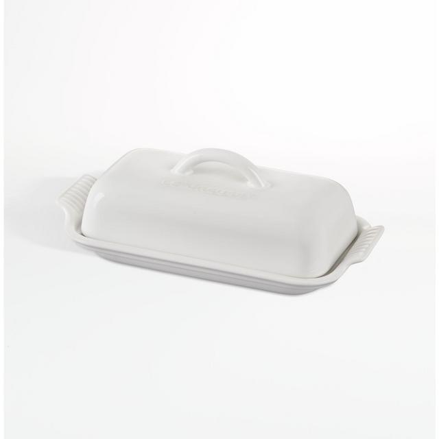 Le Creuset ® Heritage White Butter Dish