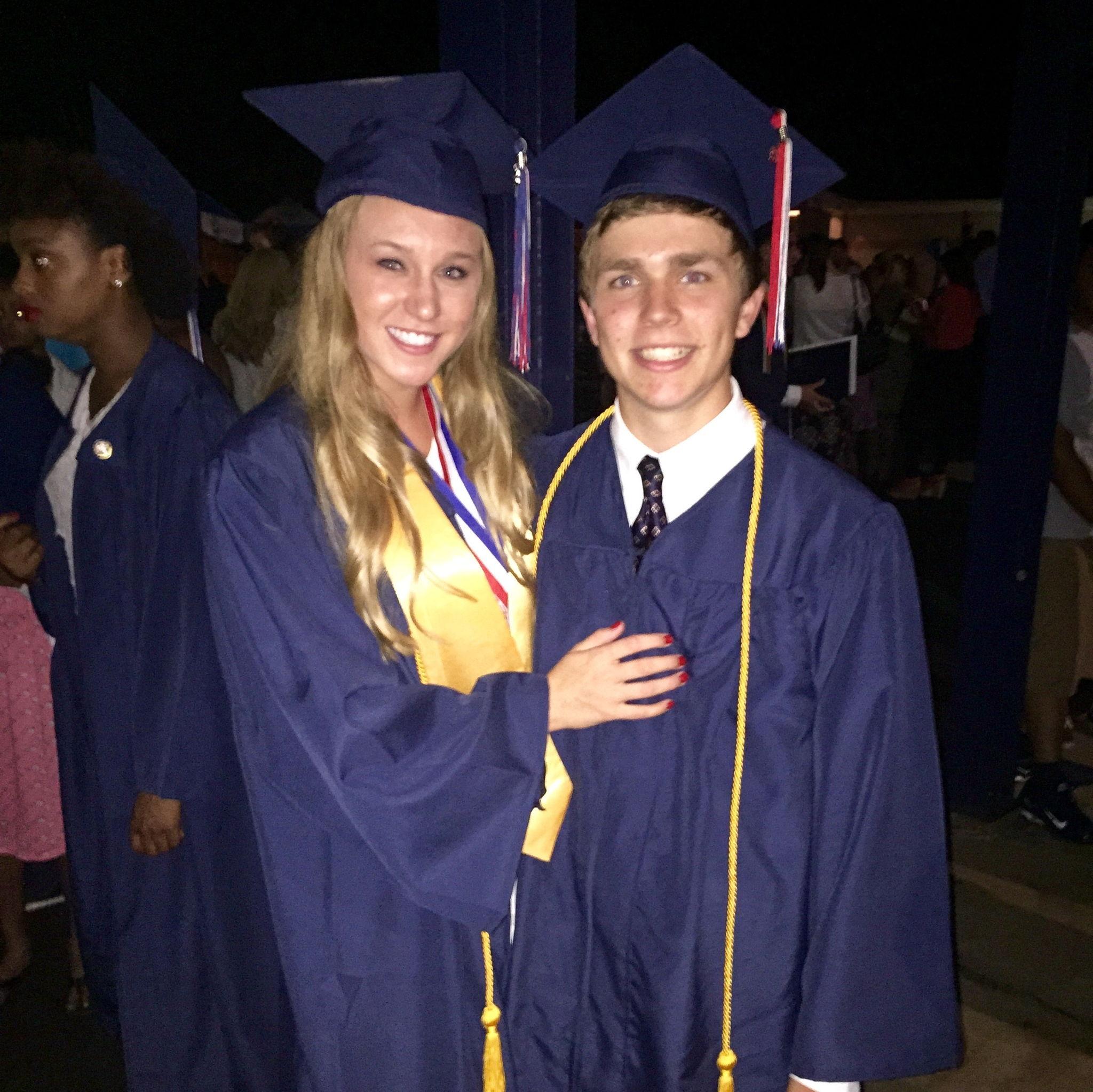 High school graduation...what is this hand placement?! Too good.