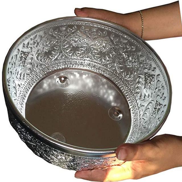 Thai Design Sterling Silver Dog Water Bowl