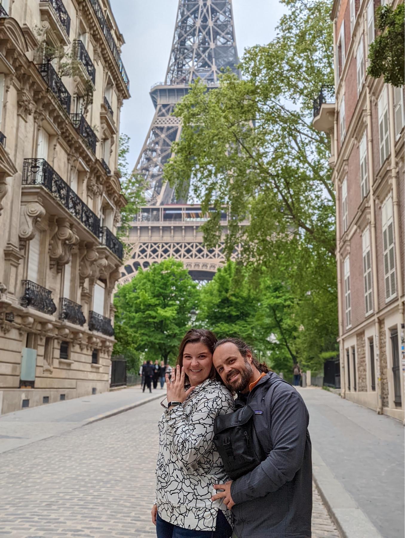 WE'RE ENGAGED! IN PARIS!