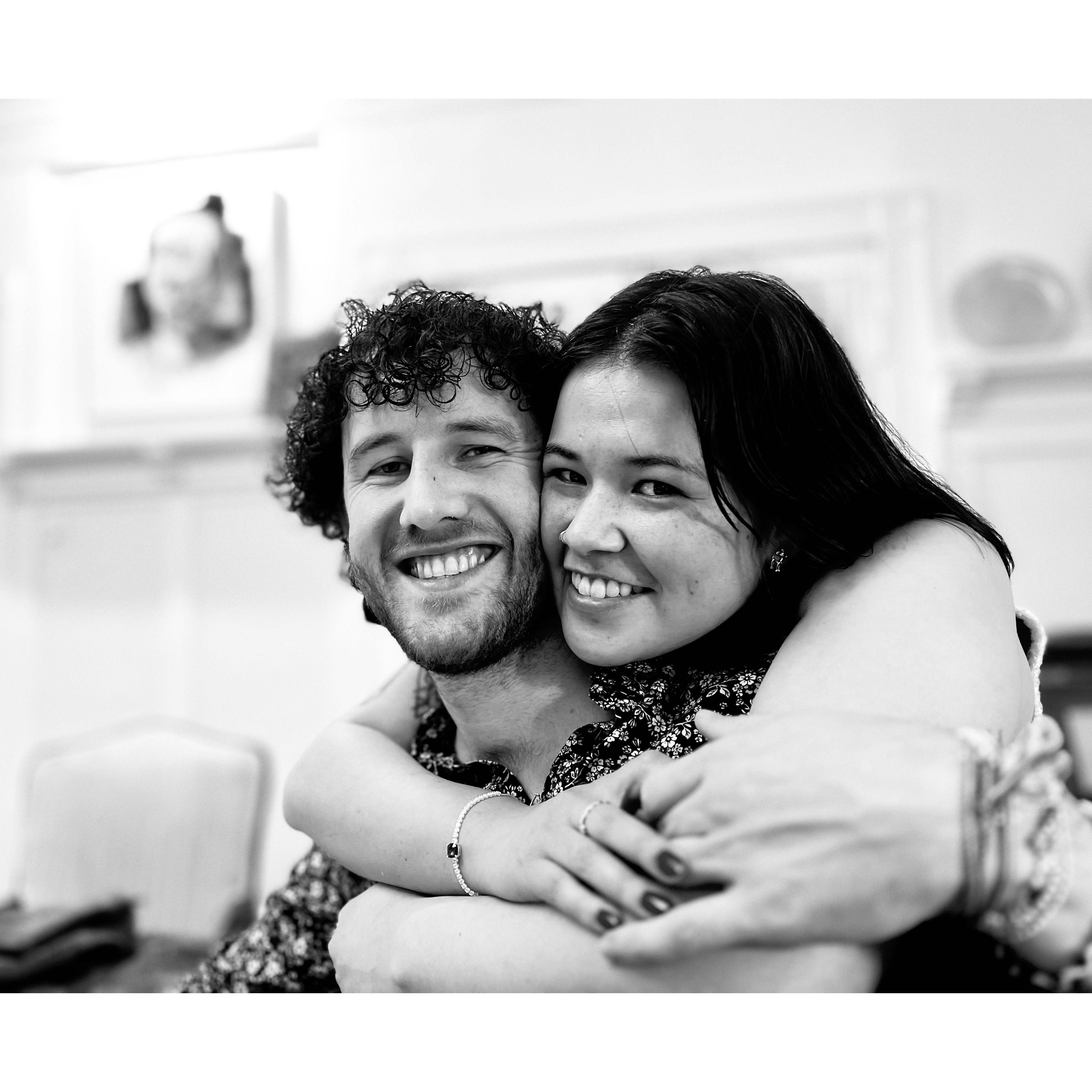 Katie's favorite photo of her and Zach