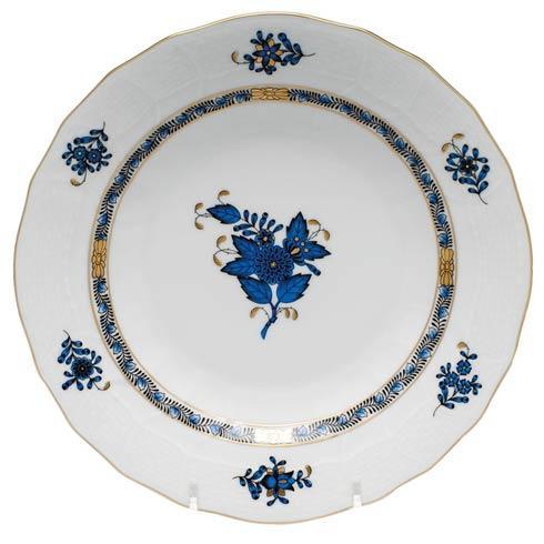 Herend Collections Chinese Bouquet Black Sapphire Dessert Plate