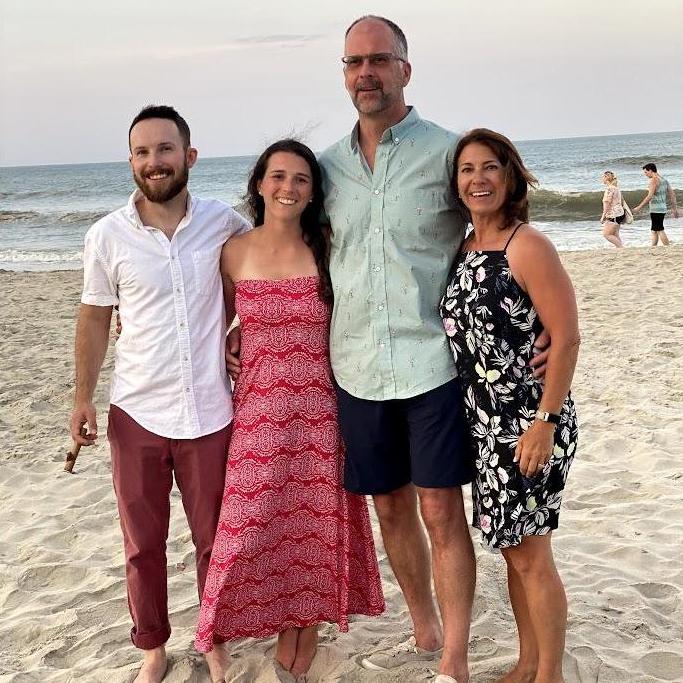Family beach trip
