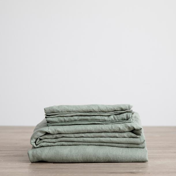 Linen Sheet Set With Pillowcases