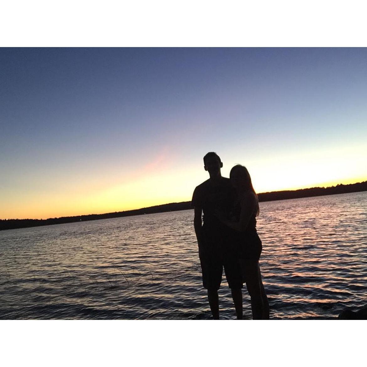 Masabesic Lake st sunset in 2016!