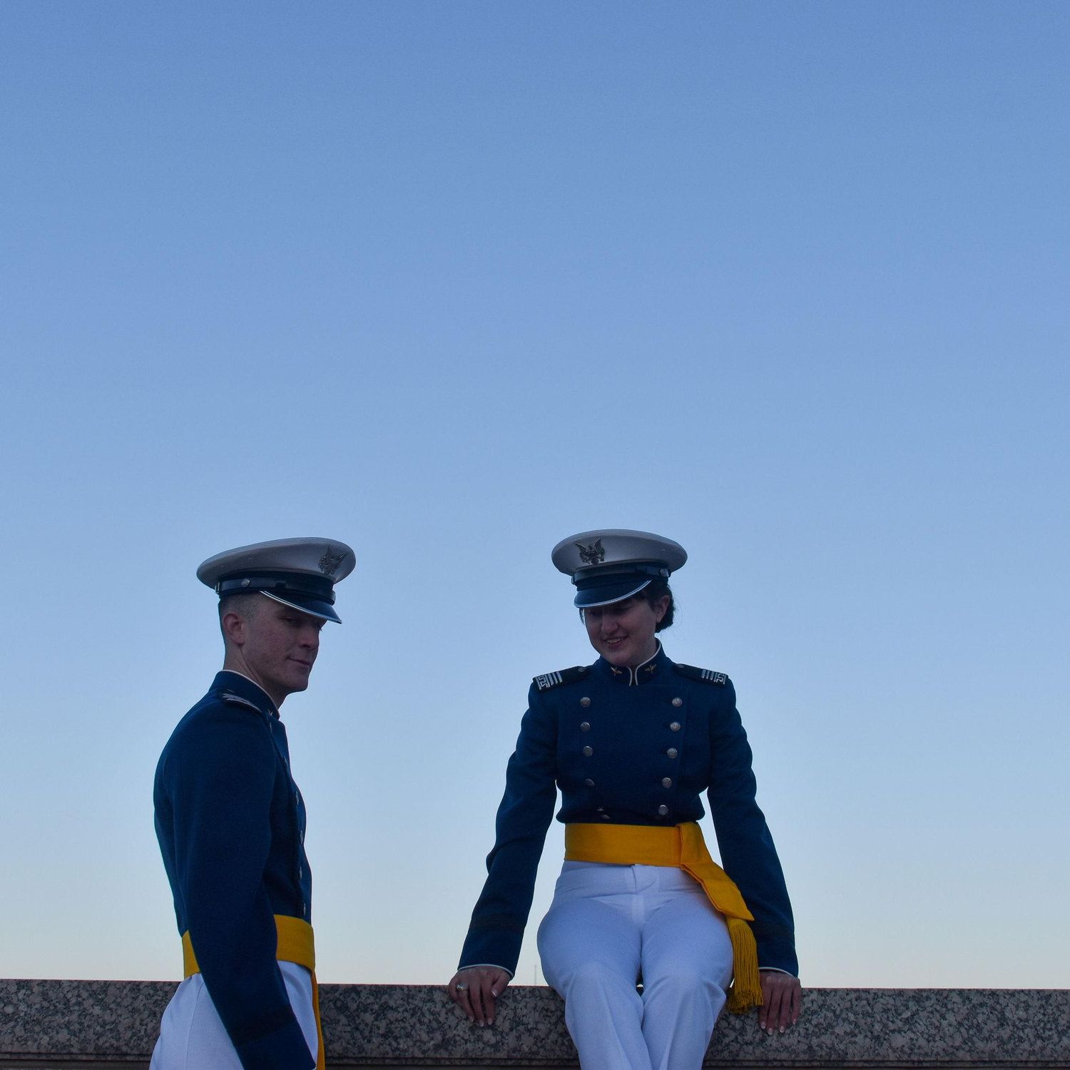 This photo was taken just 50 days before we graduated.