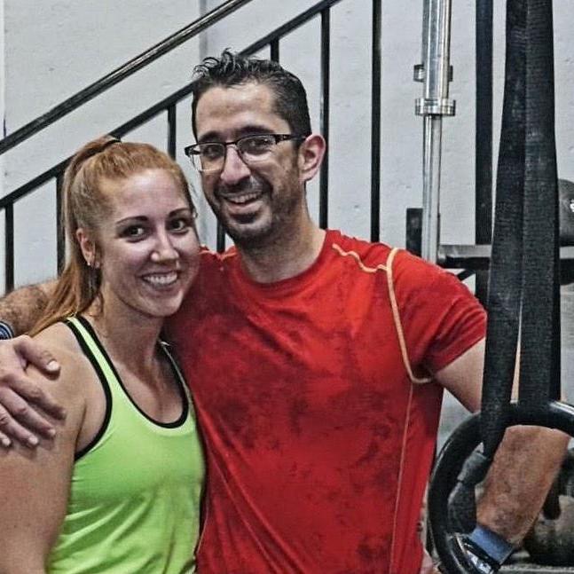 At Crossfit, where we met!