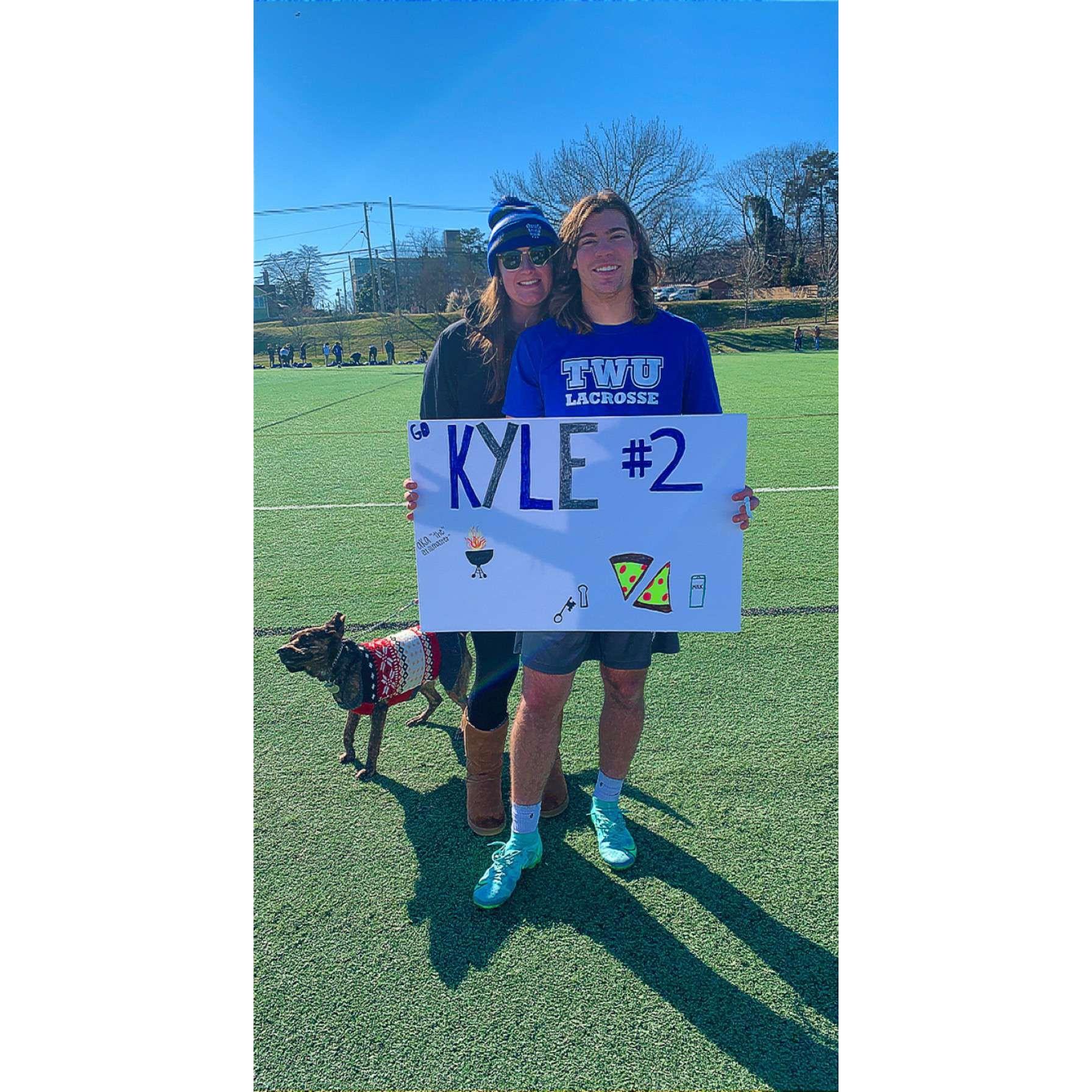 One of Kyle's preseason games