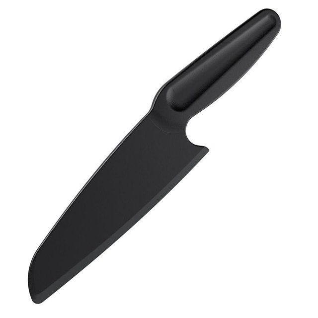 Professional Nylon Knife for Nonstick Pans #1169, Kitchen Plastic Knife Safe for Kids, Straight Edge Knife Heat-resistant, Nonstick Knife Best for Brownies, Cakes, Bread and Bars | 5" Blade Black