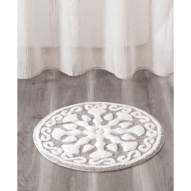 Madison Park Casablanca 25" Medallion Cotton Tufted Rug