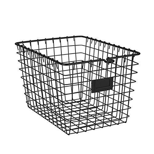 Spectrum Diversified Wire Pet, Toy, Office, Dorm Storage Basket Bin Organizer, Small, Black