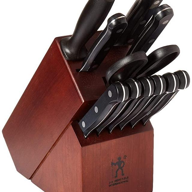 J.A. Henckels International Solution Knife Block Set, 12-Pc, Grey