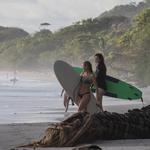 Surfing on Santa Teresa Beach