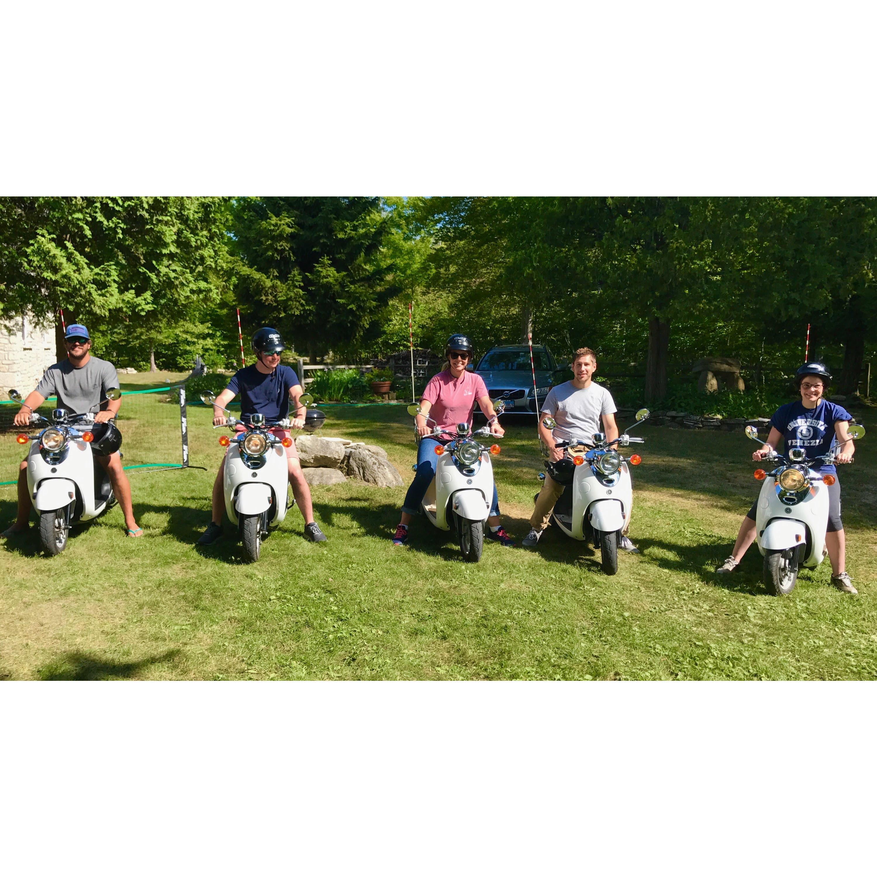 Seeing Washington Island on Scooters