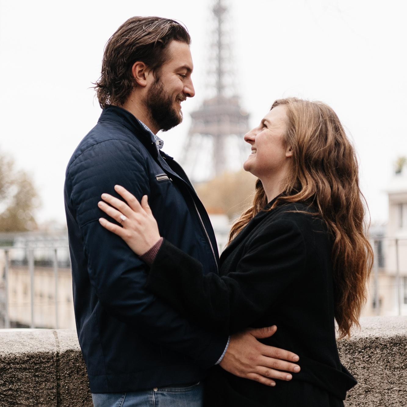 In our three trips together to Paris, we still have yet to actually go to the Eiffel Tower.. this view beats the lawn any day though!