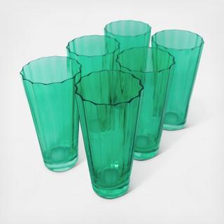 Estelle Sunday High Ball Glass, Set of 6