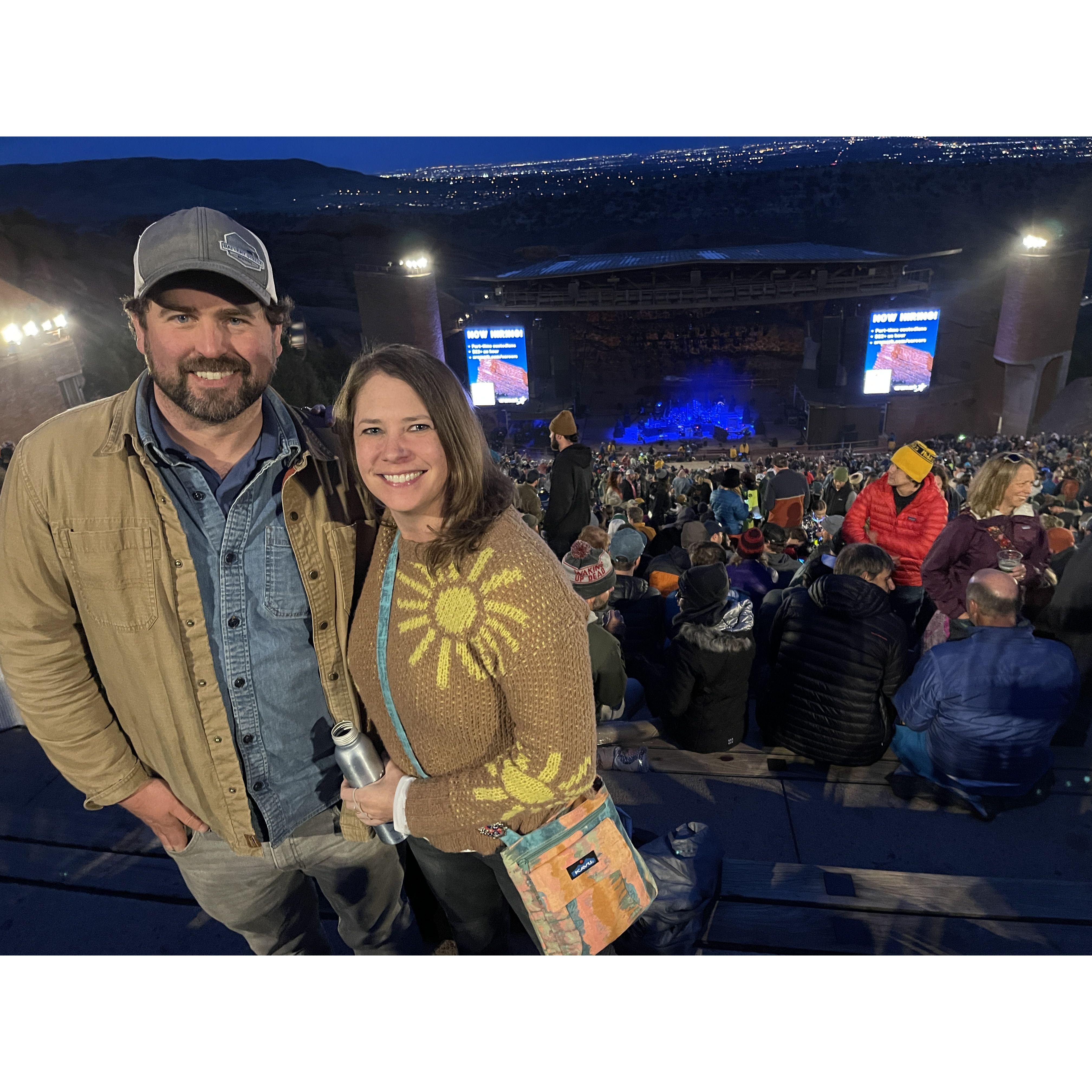 This is Red Rocks! This is the edge!