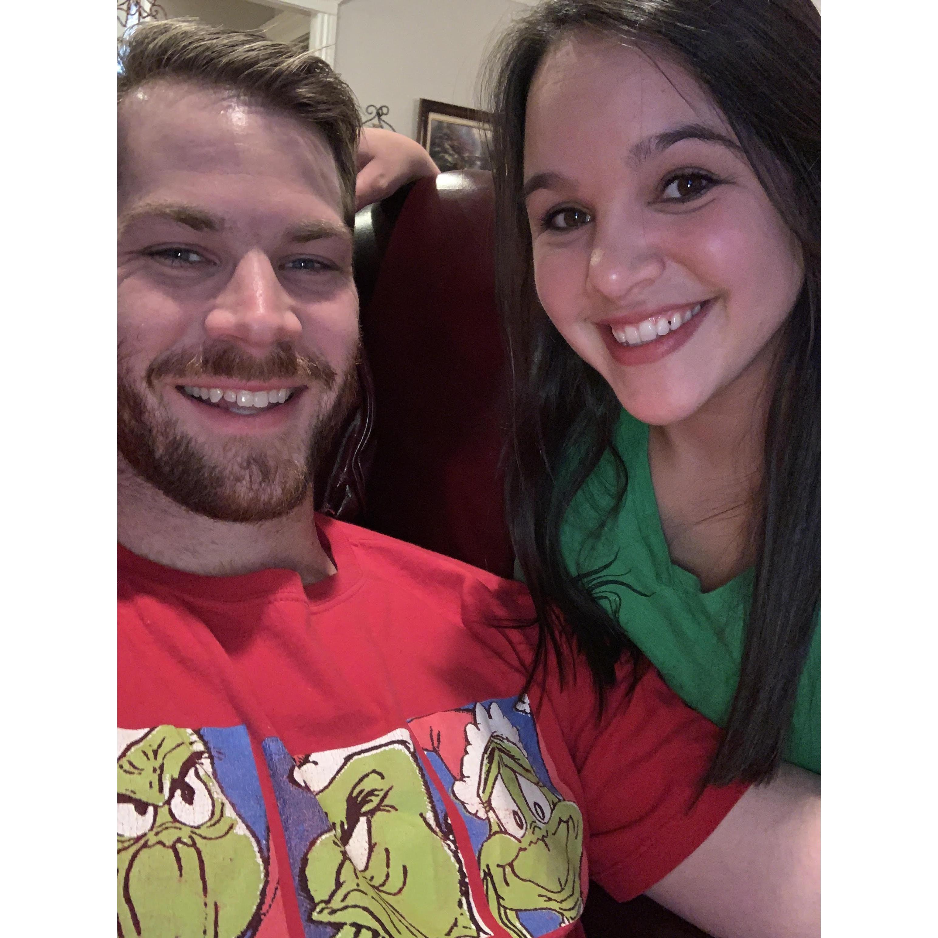 Grinch PJs // Carmichael Christmas 2018