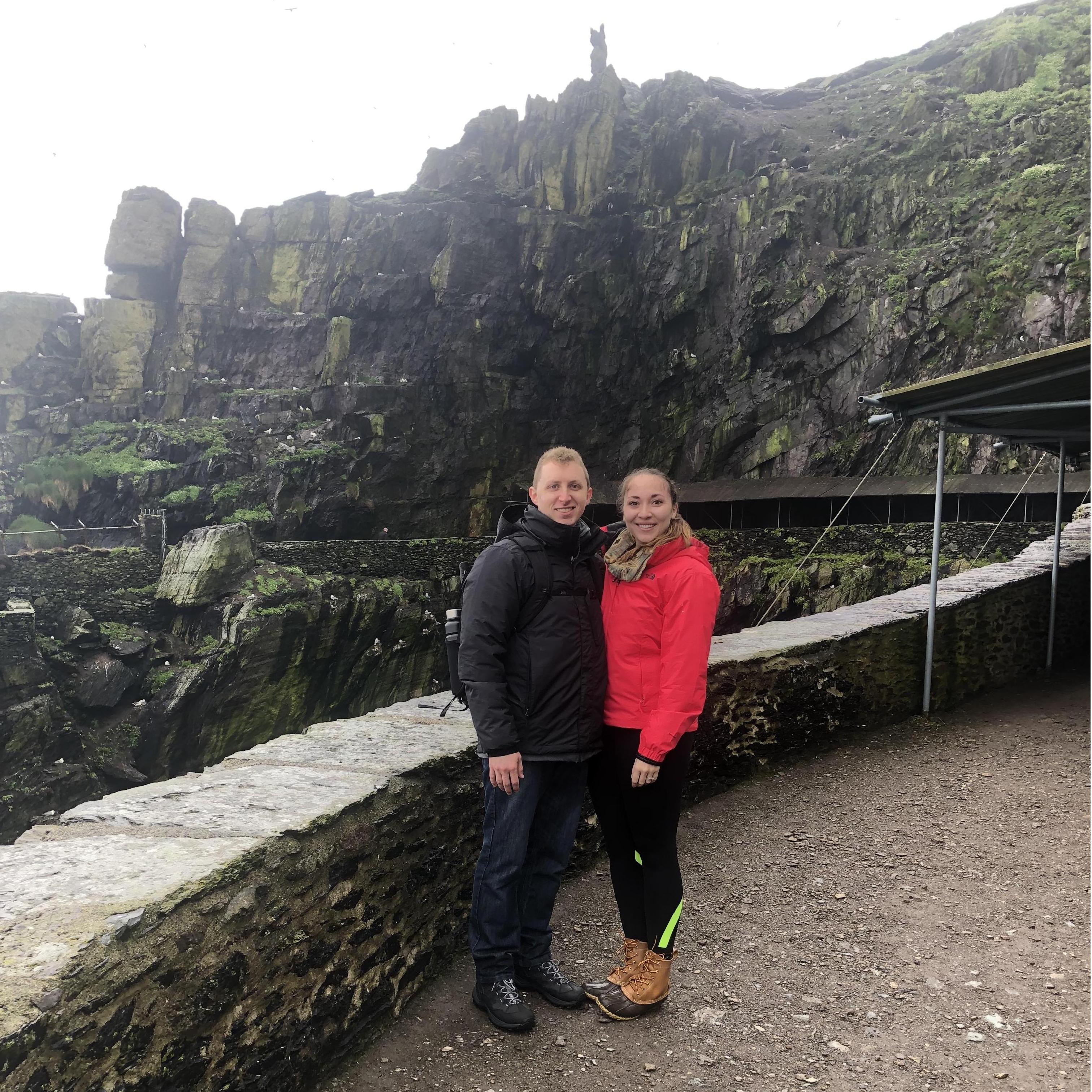 Skellig Michael - home to thousands of puffins 8 miles off the coast of Ireland - is one of the coolest places we have ever been!