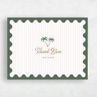 Green Wedding Thank You - Marquesas Landscape