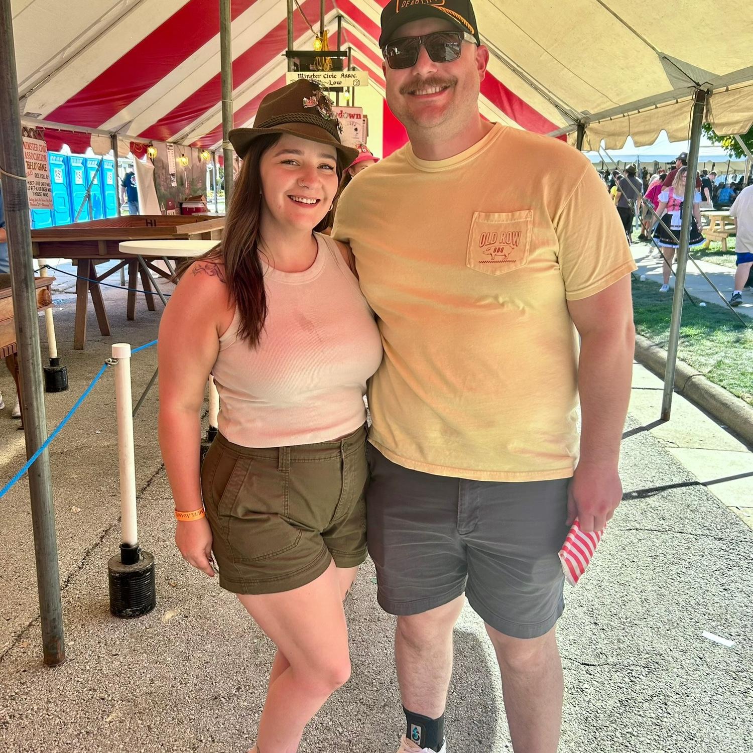 Minster Oktoberfest: aka “hey let’s go get our custom Christmas ornament”