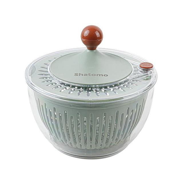 Salad Spinner, Large 5.28 Qt Easy to Use Lettuce Spinner, Fruit and Vegetable Spinner with Anti-Slip Bottom and Brake Button