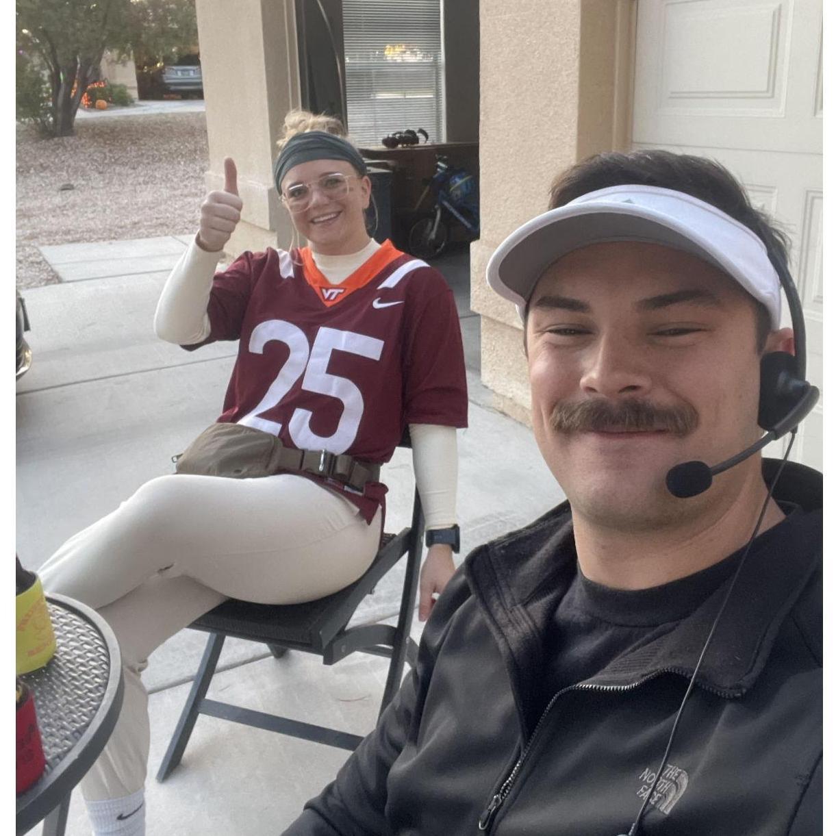 When the kids ask, I'm telling them this was Ted Lasso and their mom led the Hokies to a championship. (Don't look into it)