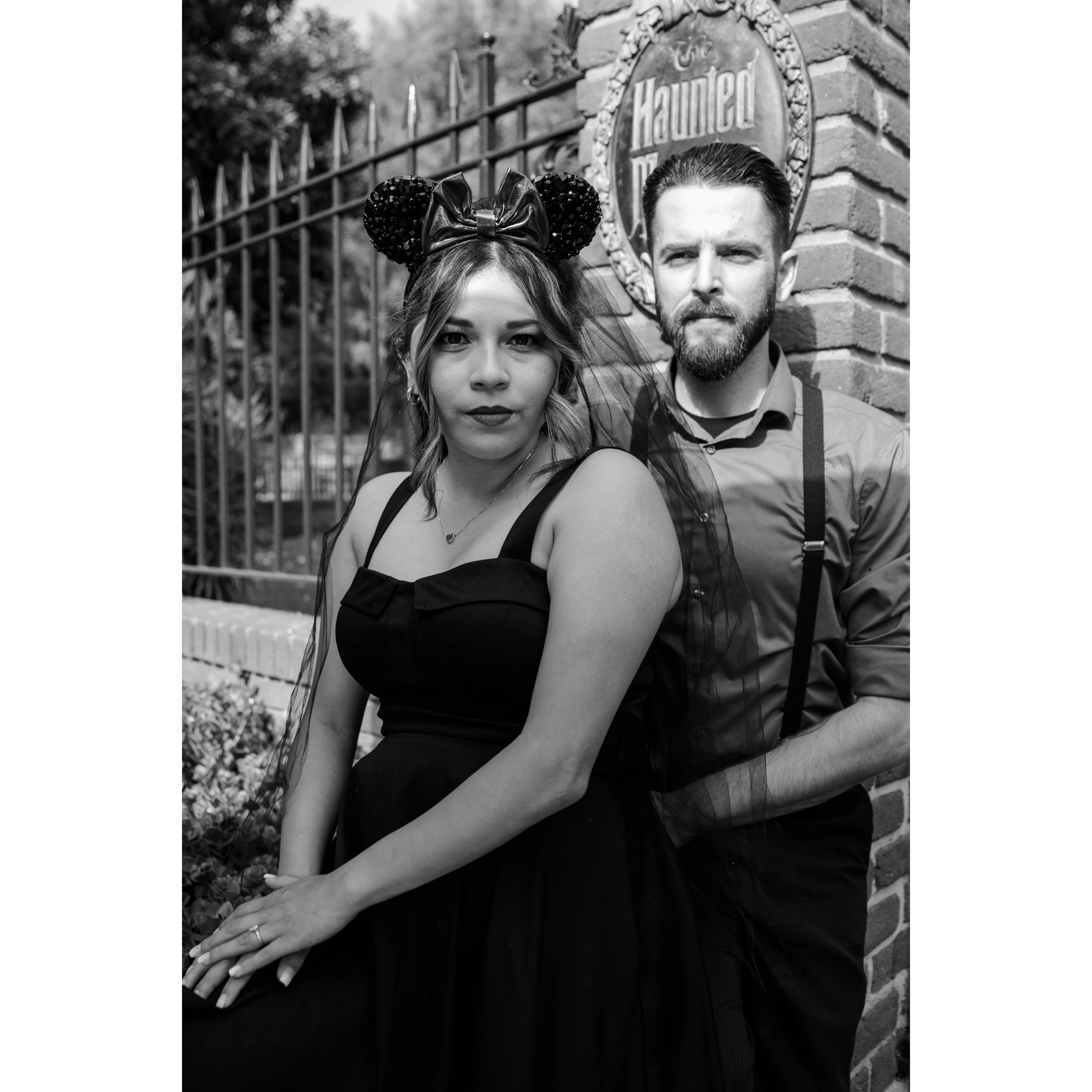 Disneyland Fairytale Engagement Photo shoot