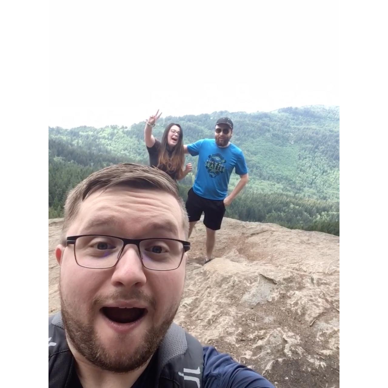 On a hike (featuring Bart!)