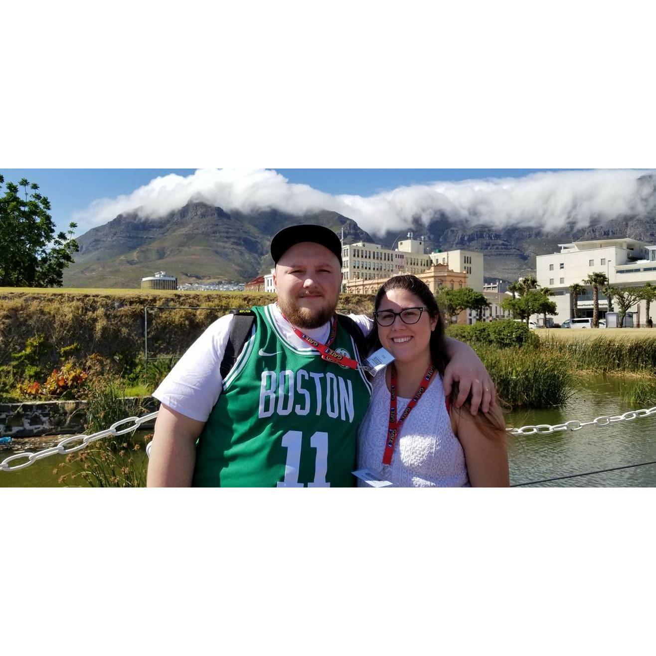 Beautiful Table Mountain in Cape Town, South Africa 2018