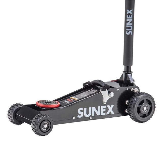 SUNEX TOOLS 6602RJ 2 Ton Off-Road Jack, 28.4" Lift Height, Compact Design, Rapid Rise, Locking Adjustable Height Adapter Steel/Aluminum (Hybrid)