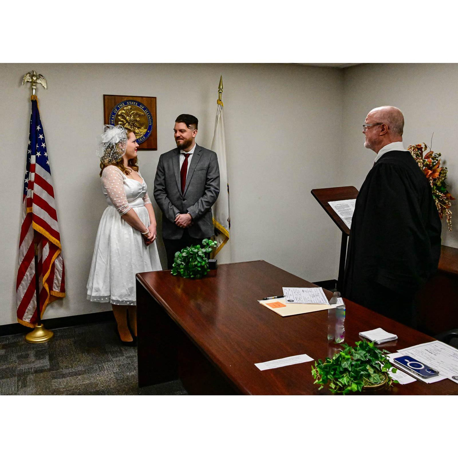 Photos from our courthouse wedding day!
Downtown Chicago, 2/24/24