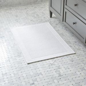 Westport White Bath Rug