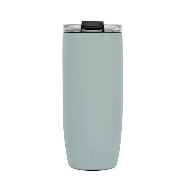 Simple Modern Voyager 20oz Stainless Steel Travel Mug with Insulated Flip Lid Powder Coat Seaglass Sage
