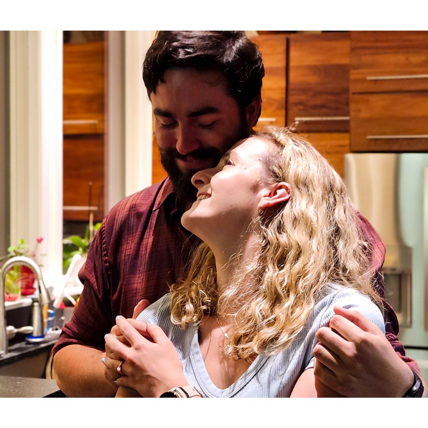 Newly (within 5 minutes) engaged.