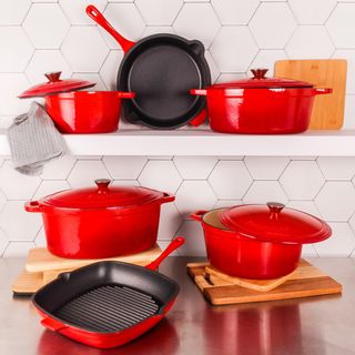 Neo 11 in. Cast Iron Square Grill Pan