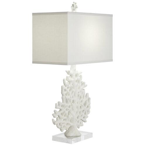 Kahala Coral 29 inch 150.00 watt White Table Lamp Portable Light