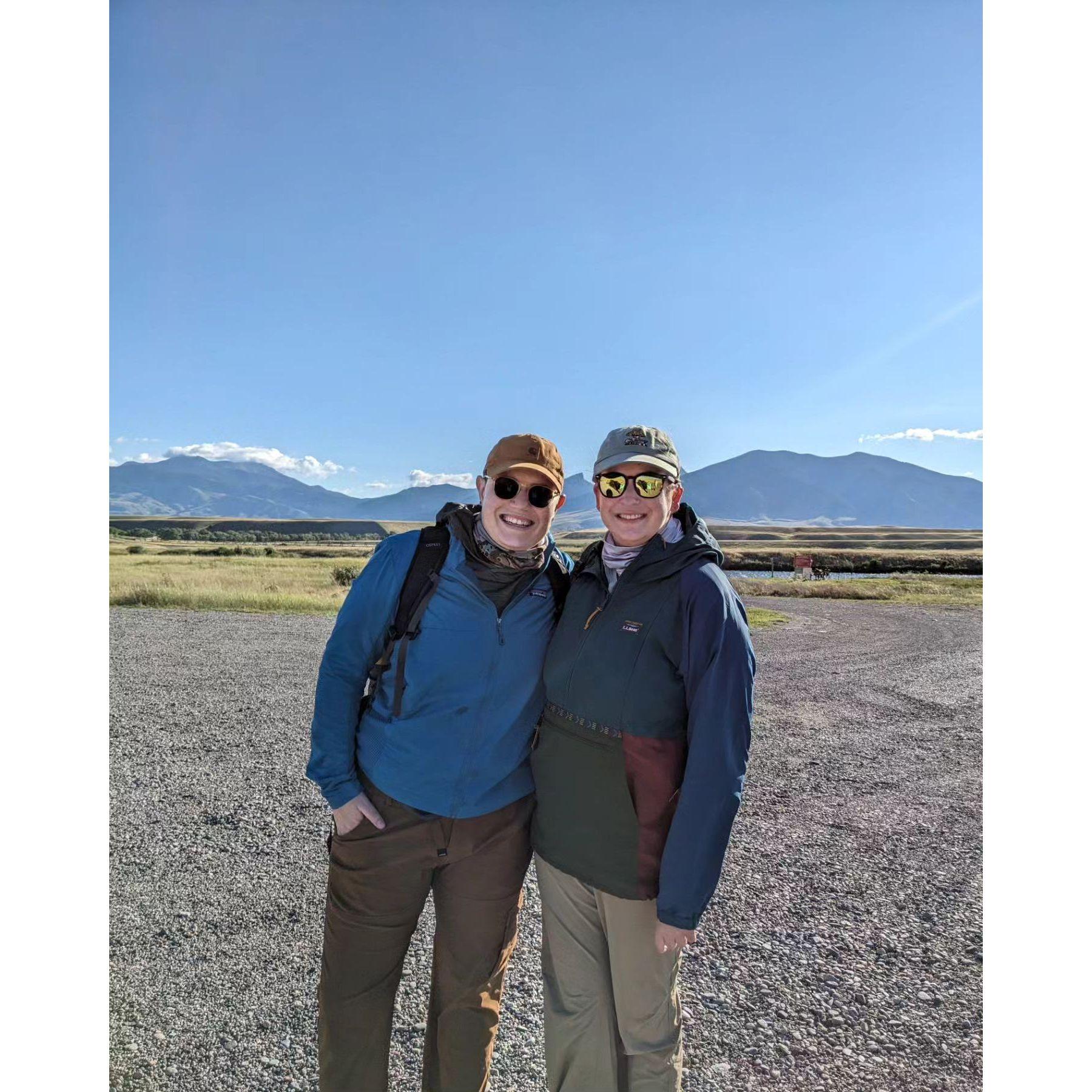 We traveled to Montana twice, to fish the Madison River.