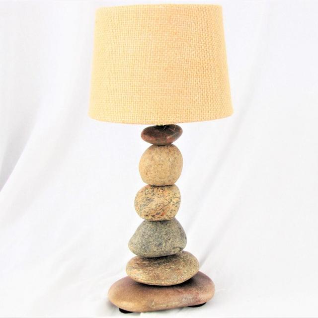Small Rock Lamp (12" tall) with Lamp...