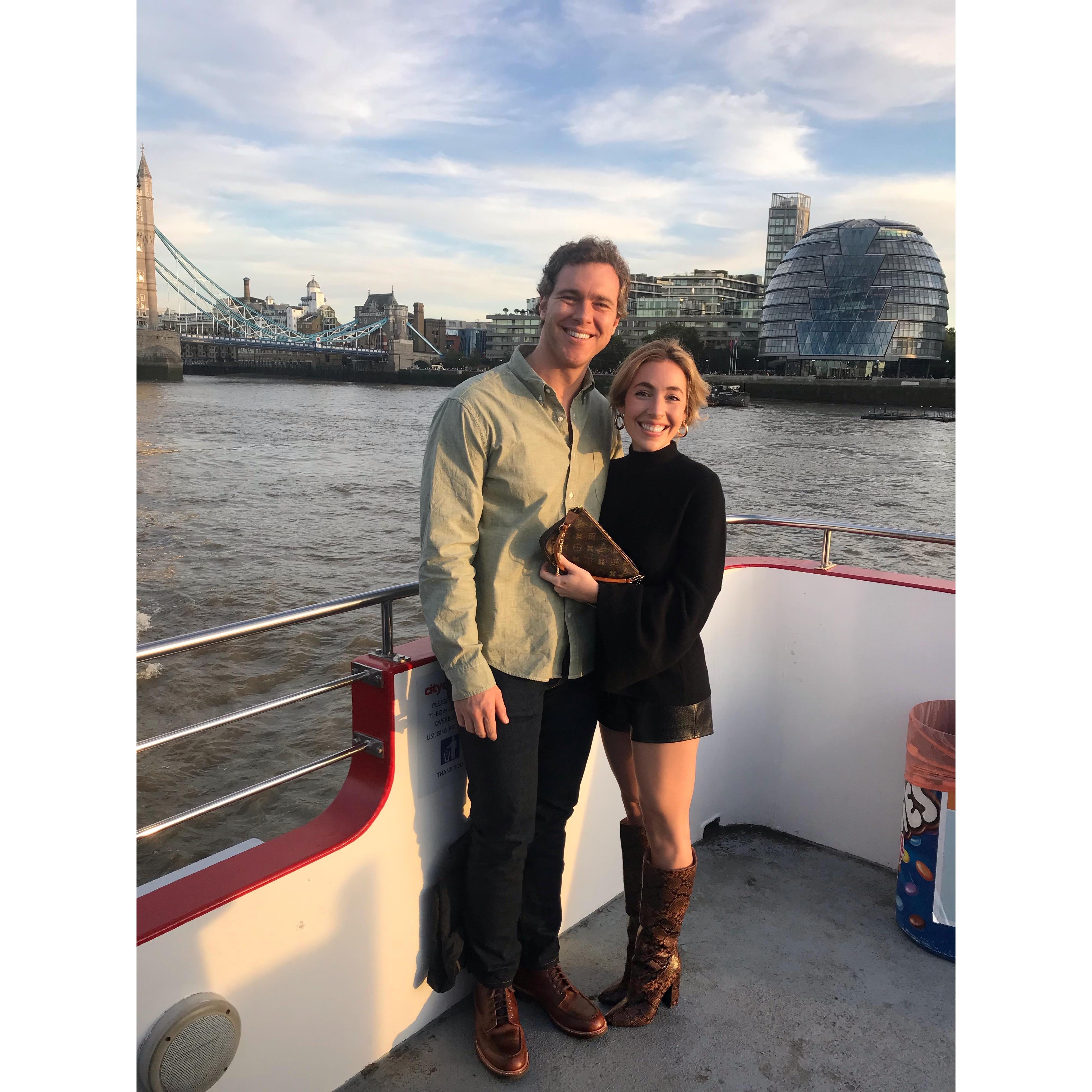 On the River Thames!