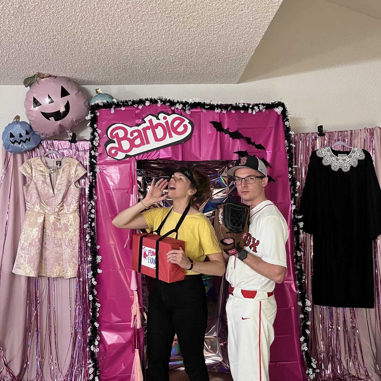 Still confused why we won zero prizes for our Fenway couples' costume.