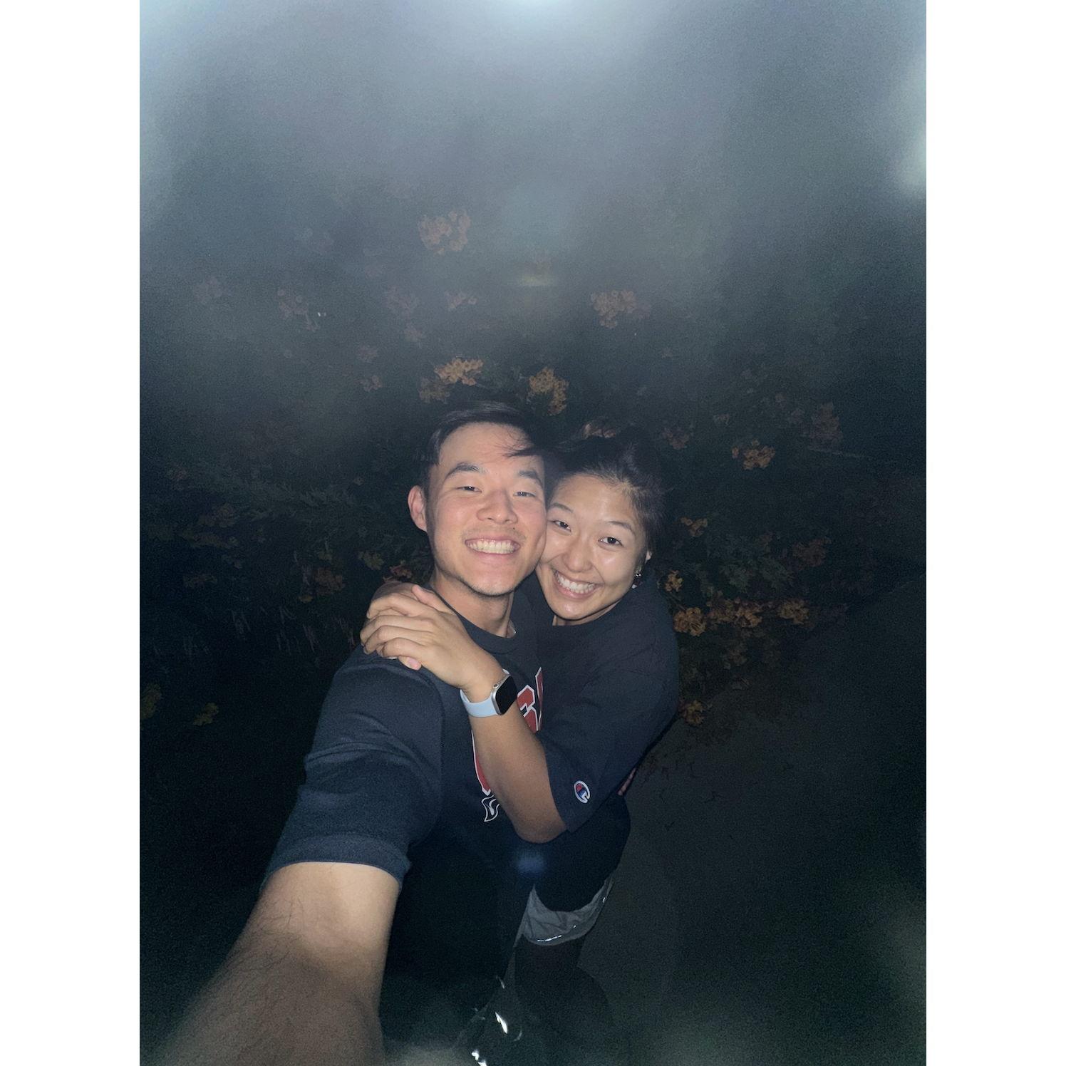 late night walks