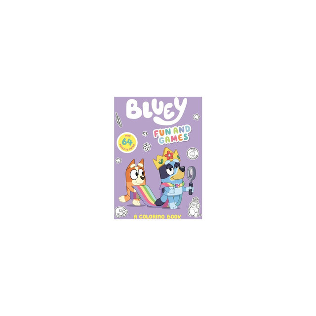 Bluey: Fun and Games: A Coloring Book - by Penguin Young Readers Licenses