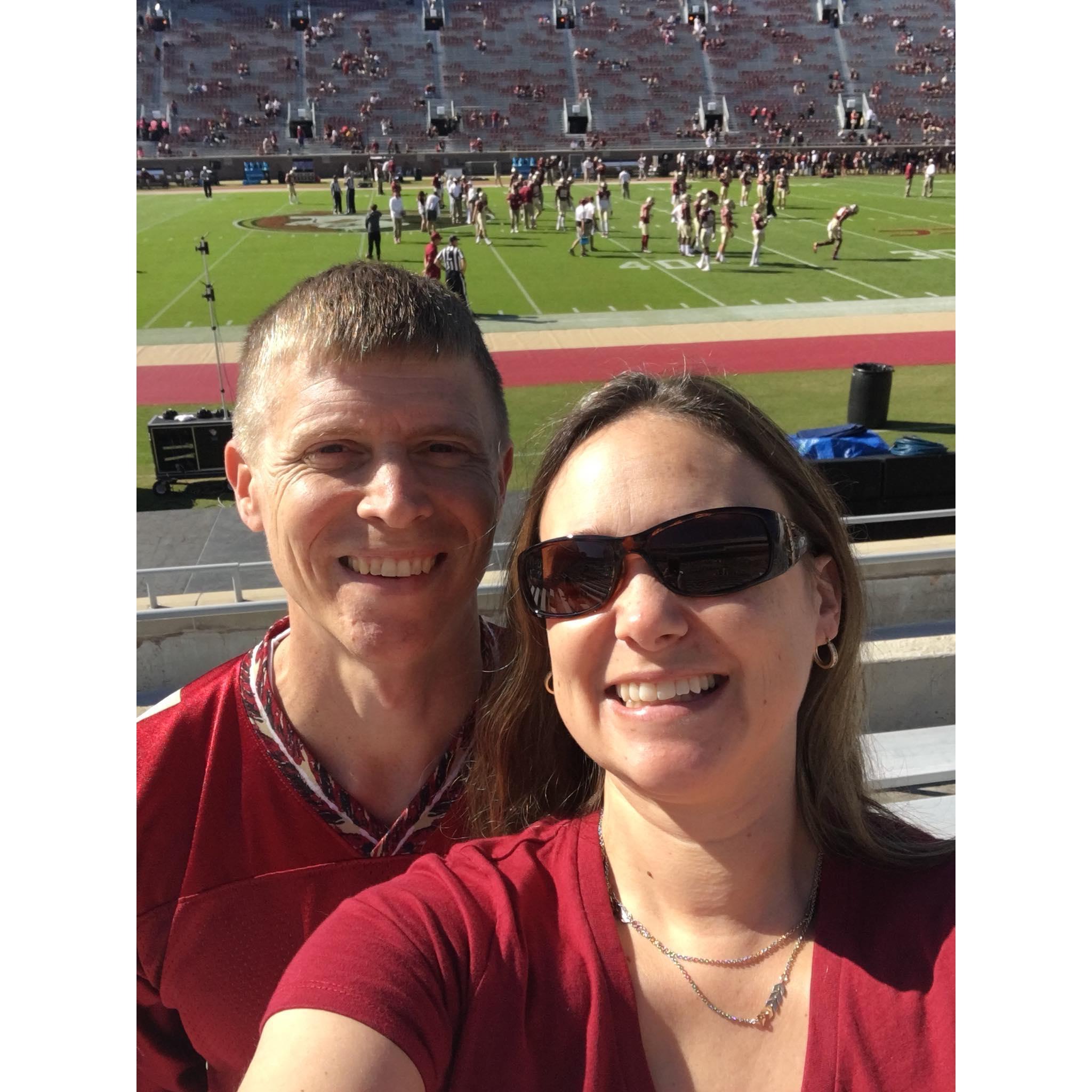 Cat's first FSU game in Tallahassee - November 18, 2017