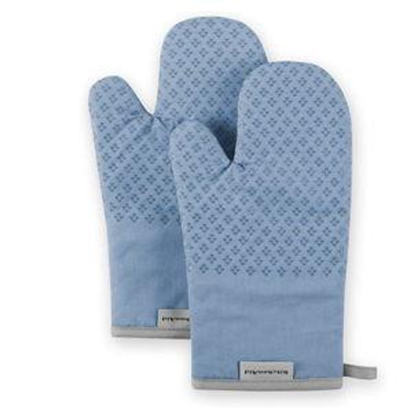 KitchenAid Asteroid Oven Mitt Set, 7"x12.5", Blue Velvet, 2 Piece