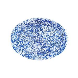 Splatter Oval Platter - Blue Splatter