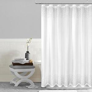 Twilight 72-Inch x 72-Inch Shower Curtain in White