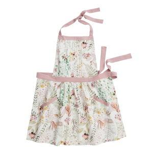 Green And Pink Fern Print Apron - World Market