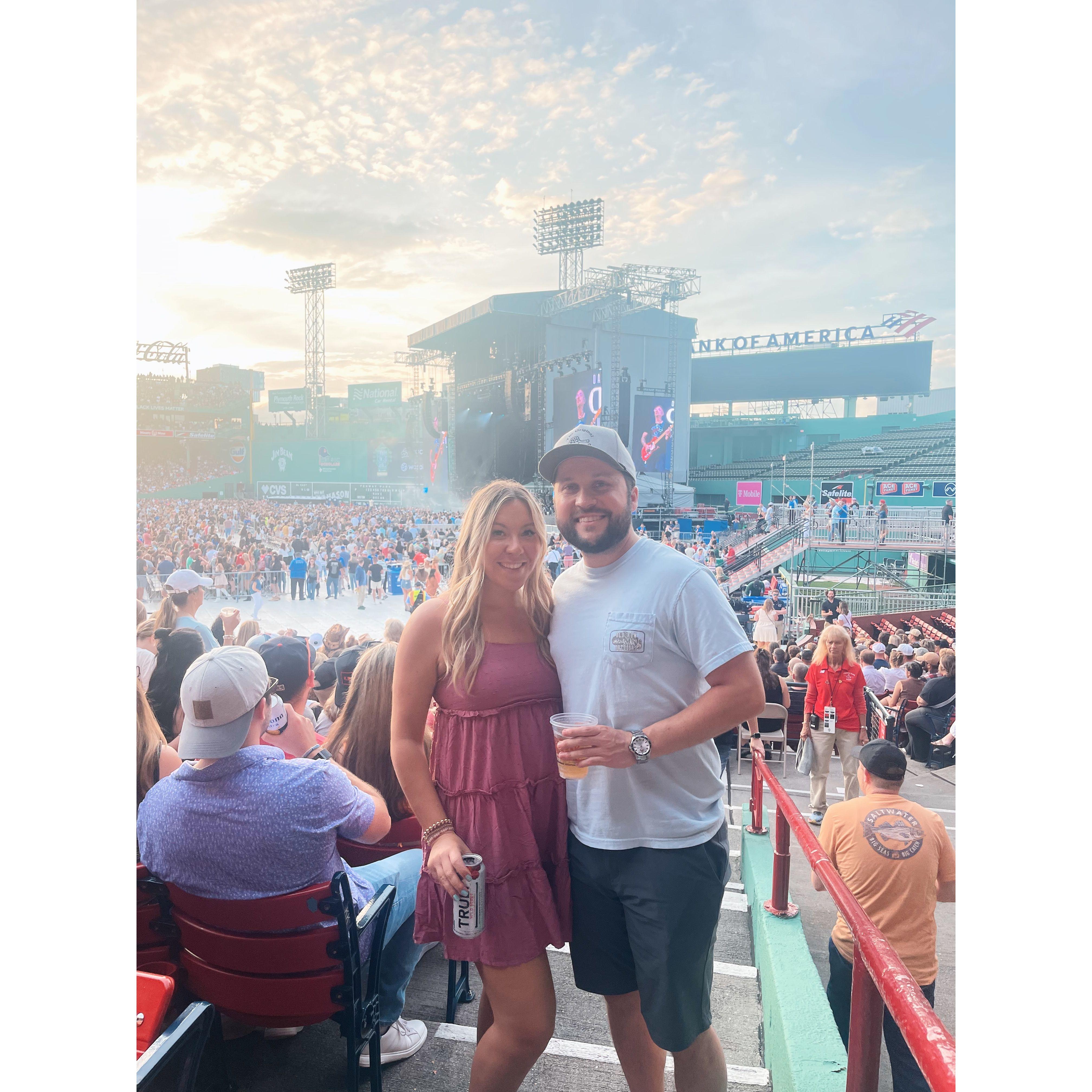 Our first Fenway concert! Kane Brown 2023