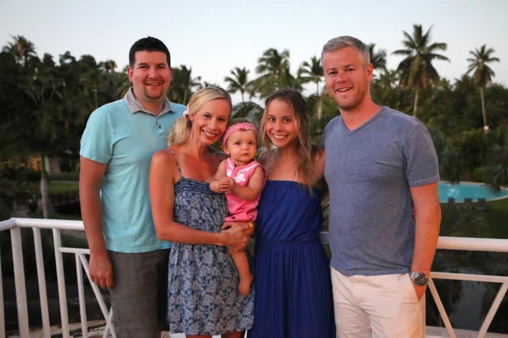 Family time in the Dominican Republic, 2016.